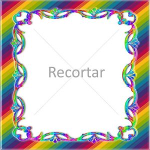 marco unicornio arcoiris