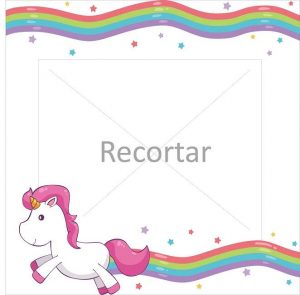 marco unicornio unicornio arcoiris